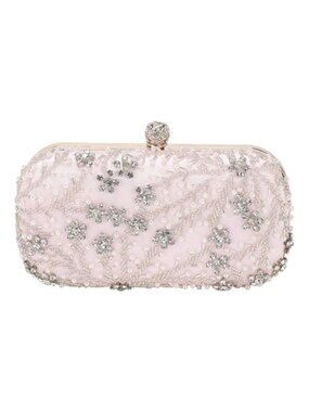 Rhinestone Evening Clutch Purses for Women Formal Bridal Handbags with Chain